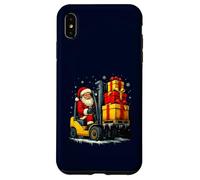 Costume Amusant de Père Noël pour Chariot élévateur de Noël Coque pour iPhone XS Max