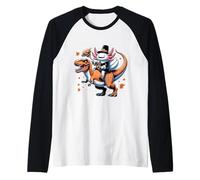 Costume Amusant de trex Axolotl Thanksgiving pèlerin Amusant de Dinde Manche Raglan