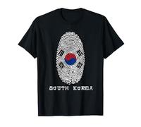 Costume Amusant d'empreintes digitales de Corée du Sud T-Shirt