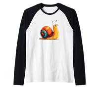 Costume Amusant d'escargot de Dessin animé pour garçons et Filles Manche Raglan