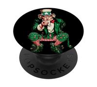 Costume Amusant d'oncle en Elfe de Noël pour Les Amateurs de Sam Festif PopSockets PopGrip Adhésif