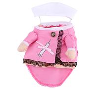 Costume Amusant pour Animal de Compagnie, Chiot, Chien, Chat, infirmière, Tenue en Polyester Doux, Rose, Blanc, thème de fête d'halloween, de noël, S M L XL (Tapez 2)