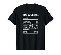 Costume Amusant pour Mac and Cheese Nutrition Calories Thanksgiving T-Shirt