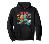 Costume Amusant This is My 80's Throwback Funny Party Vibe Sweat à Capuche