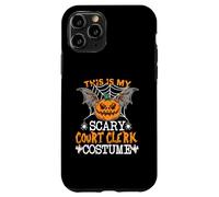 Costume Amusant « This is My Scary Court Clerk » pour fête d'halloween Coque pour iPhone 11 Pro
