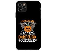 Costume Amusant « This is My Scary Court Clerk » pour fête d'halloween Coque pour iPhone 11 Pro Max