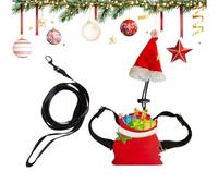 Costume Animal De Compagnie Pour Barbe Gamme,Costume De Déguisement Personnalisable Pour Animaux De Compagnie,Chapeau De Costume De Barbe Et Reptile De Noël Cosplay - Lézards Lézards Léopard Reptiles