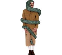 Costume animal Halloween Aventure du serpent Tenue créative Fête Amusante, Taille : 52 - 54 (L) Couleur : Vert