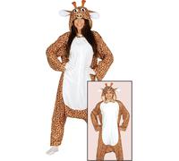 Costume animalier girafe brun-blanc