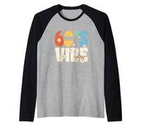 Costume années 60 Vibe années 60 Peace Groovy Hippie 60's Thème Party Manche Raglan