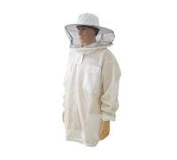 Costume Anti-abeille for culture, 3 couches, vêtements de protection respirants et ventilés, veste d'culteur avec voile de sécurité amovible, costumes de chapeau ,Ajustement sécurisé(3XL)