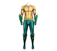 Costume Aquamans And Losts Kingdoms Aquamans 2 Arthurs Currys Anime Cosplay Tenue pour Halloween, carnaval, fête pour adultes, fans d'anime