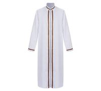 Costume arabe pour homme Cape du Moyen-Orient à capuche pleine longueur