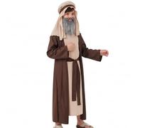 Costume Arabe Tenue De Scène Arabe Pour Les Performances Et Les | Vêtements de costume pour les rôles de personnages plus âgés et les déguisements pour les hommes adolescents lors de la fête