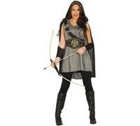 Déguisement Archer Gris Femme Large Argenté