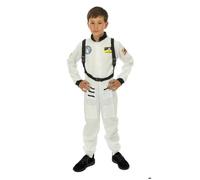 Costume Astronaute Enfant - PTIT CLOWN - Déguisement Spationaute, Cosmonaute - Mixte - Blanc 5-6 ans