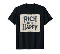 Costume avec Logo Cool Riche mais Heureux T-Shirt