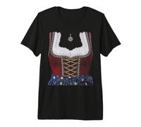 Costume Bavarois de Soubrette Dirndl Oktoberfest T-Shirt Haut de Gamme