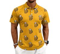 Costume bavarois traditionnel pour homme, jaune, L