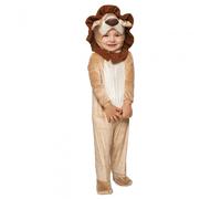 costume bébé lion junior taille 80 marron/crème