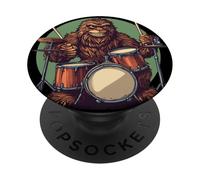 Costume Bigfoot à bascule pour les fans de musique Bigfoot et Rock PopSockets PopGrip Adhésif