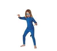 Costume Bleu Chat Pour Les Enfants Multicolore