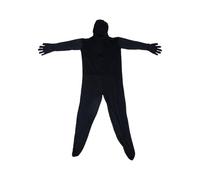 Costume Bodysuit for Halloween Parties for Men and Women Made of Durable Black Fabric with Flexible Structure 1Pcs