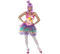 Costume Candy Queen Reine Des Bonbons - M jaune G