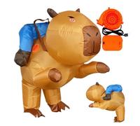 Costume Capybara Suit-XL gonflable drôle pour adultes et | Noël, Nouvel An, mascarade, performance optimale: théâtre, performance scolaire, spectacle de comédie, accessoires de machine