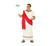 Costume Cesar Auguste Homme - Blanc / rouge - L