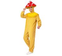 Costume Champignon Vêtement en Velours Côtelé Unisexe Drôle et Mignon avec
