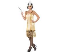 Costume Charleston Beige Et Dore Tm - Doré - M dore G