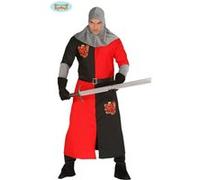 Costume Chevalier Médiéval Homme - Rouge / noir - L Rouge G