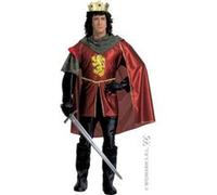 Widmann Déguisement Royal Knight – Manteau, cape, pantalon, couvre-bottes, couronne à gemmes – XL
