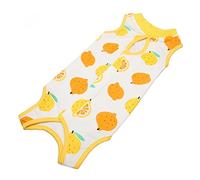 Costume Chirurgical de Récupération de Chat Respirant Prévenir Le Léchage des Vêtements de Chirurgie de Coton pour Les Chats (XL)