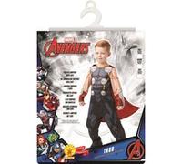 RUBIES - Avengers Officiel - Déguisement Classique Thor Enfant - Taille M - 5-6 ans - 105 à 116 cm - Costume Combinaison Bleue et Cape Rouge - Pour Halloween, Carnaval - Idée Cadeau de Noël