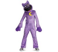 Poppy Playtime - Déguisement Enfant Catnap avec Détails Authentiques - Taille M 7 à 8 Ans - Licence Officielle du Jeu Vidéo - Costume de Jeu et Halloween