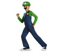 Déguisement Luigi Enfant - Taille: 10 - 12 Ans (137 - 149 Cm) Vert