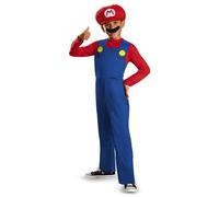 Deguisement Mario™ Classique Enfant - Rouge / bleu - 7/9 ans jaunes