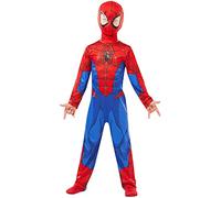 Costume classique Rubie's Spiderman Marvel Spider-Man pour enfant, garçon, taille L (7-8 ans/128 cm)