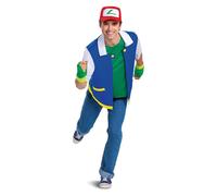 Costume Classique Unisexe Adulte D'Ash Ketchum Pokémon
