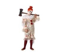 Costume Clown Blanc Pour Les Filles (Taille 5-6a) Multicolore