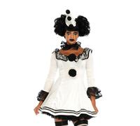 Costume clown Pierrot 3 pièces S/M
