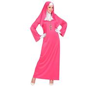 Costume Complet De Religieuse Rose - Taille S