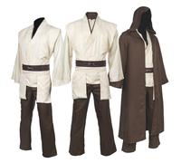 Costume complet pour homme avec tunique et cape à capuche, pour Halloween et cosplay, Large