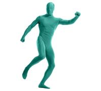 Costume complet pour homme et femme - Costume Lorax pour adulte - Costume d'écran vert - Costume de carnaval pour femme - Combinaison visage ouvert - Cosplay - Combinaison intégrale Slenderman Kostum