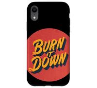 Costume Cool Burn It Down Coque pour iPhone XR