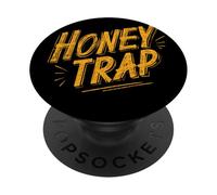 Costume Cool Honey Trap Emblème PopSockets PopGrip Adhésif