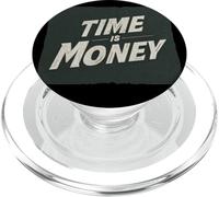Costume Cool Time is Money Statement PopSockets PopGrip pour MagSafe