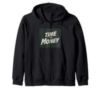 Costume Cool Time is Money Statement Sweat à Capuche